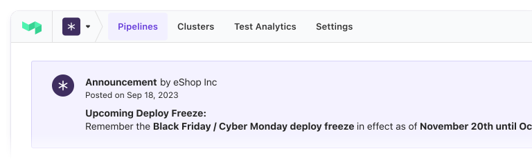 System Banners